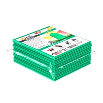 Мешки для мусора 160 л, зеленые, в пачке 10 шт., ПВД, 40 мкм, 900х1100 мм, i-Bag в Россоше