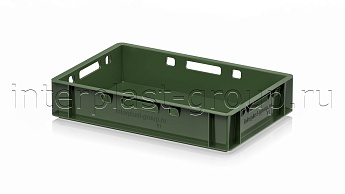 Ящик для мяса и колбасных изделий Е-1 зеленый в Россоше Ящик для мяса и колбасных изделий Е-1 зеленый в Россоше