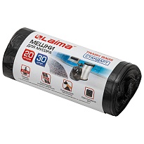 Мешки для мусора 20 л, черные, в рулоне 30 шт., ПНД, 8 мкм, 500х450 мм, LAIMA, 601376 в Россоше Мешки для мусора 20 л, черные, в рулоне 30 шт., ПНД, 8 мкм, 500х450 мм, LAIMA, 601376 в Россоше