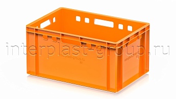 Ящик для мяса и колбасных изделий Е-3 оранжевый в Россоше