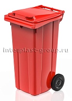 Мусорный контейнер 120 л красный 120 красный в Россоше