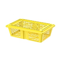 Ящик продуктовый универсальный желтый в Россоше