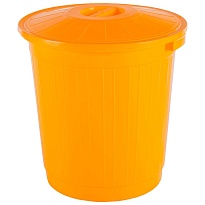 Мусорный бак с крышкой 80 л желтый 80 желтый в Россоше Мусорный бак с крышкой 80 л желтый 80 желтый в Россоше
