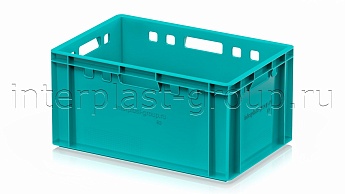 Ящик для мяса и колбасных изделий Е-3 бирюзовый в Россоше Ящик для мяса и колбасных изделий Е-3 бирюзовый в Россоше