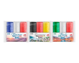 Мешки для мусора 30 л, ассорти, в рулоне 20 шт., ПНД, 9 мкм, 600х500 мм, GRIFON Триколор, 101-024 в Россоше Мешки для мусора 30 л, ассорти, в рулоне 20 шт., ПНД, 9 мкм, 600х500 мм, GRIFON Триколор, 101-024 в Россоше