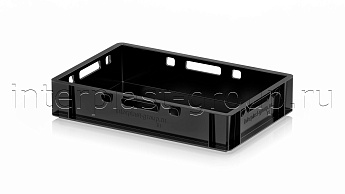 Ящик для мяса и колбасных изделий Е-1 черный в Россоше Ящик для мяса и колбасных изделий Е-1 черный в Россоше