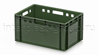 Ящик для мяса и колбасных изделий Е-3 зеленый в Россоше Ящик для мяса и колбасных изделий Е-3 зеленый в Россоше