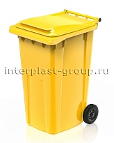 Контейнер для мусора 240 л желтый облегченный 240 желтый в Россоше