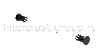 Комплект осей для крышки контейнера 120 л.  черный в Россоше