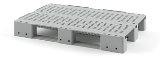 Поддон пластиковый перфорированный (усилен 2 трубами) с бортиками серый в Россоше Поддон пластиковый перфорированный (усилен 2 трубами) с бортиками серый в Россоше