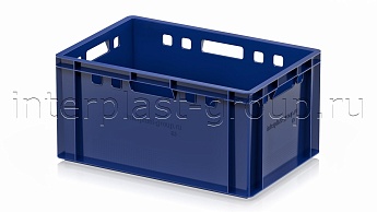 Ящик для мяса и колбасных изделий Е-3 темно-синий в Россоше