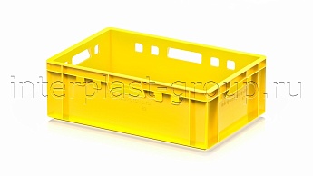 Ящик для мяса и колбасных изделий Е-2 желтый в Россоше Ящик для мяса и колбасных изделий Е-2 желтый в Россоше