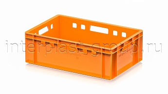 Ящик для мяса и колбасных изделий Е-2 оранжевый в Россоше Ящик для мяса и колбасных изделий Е-2 оранжевый в Россоше