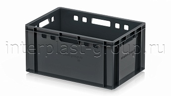 Ящик для мяса и колбасных изделий Е-3 темно-серый в Россоше