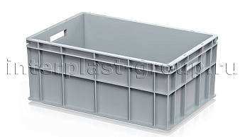 Ящик для молока, мяса, овощей и фруктов сплошной серый в Россоше