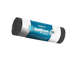 Мешки для мусора 120 л, черные, в рулоне 10 шт., ПНД, 14 мкм, 1100х700 мм, SIBIRSKAYA, 101-008 S в Россоше Мешки для мусора 120 л, черные, в рулоне 10 шт., ПНД, 14 мкм, 1100х700 мм, SIBIRSKAYA, 101-008 S в Россоше