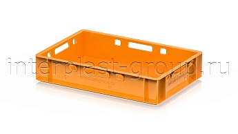 Ящик для мяса и колбасных изделий Е-1 оранжевый в Россоше Ящик для мяса и колбасных изделий Е-1 оранжевый в Россоше