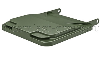 Комплект крышки для контейнера 120 л. зеленая  зеленый в Россоше