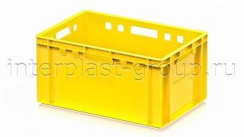 Ящик для мяса и колбасных изделий Е-3 желтый в Россоше Ящик для мяса и колбасных изделий Е-3 желтый в Россоше